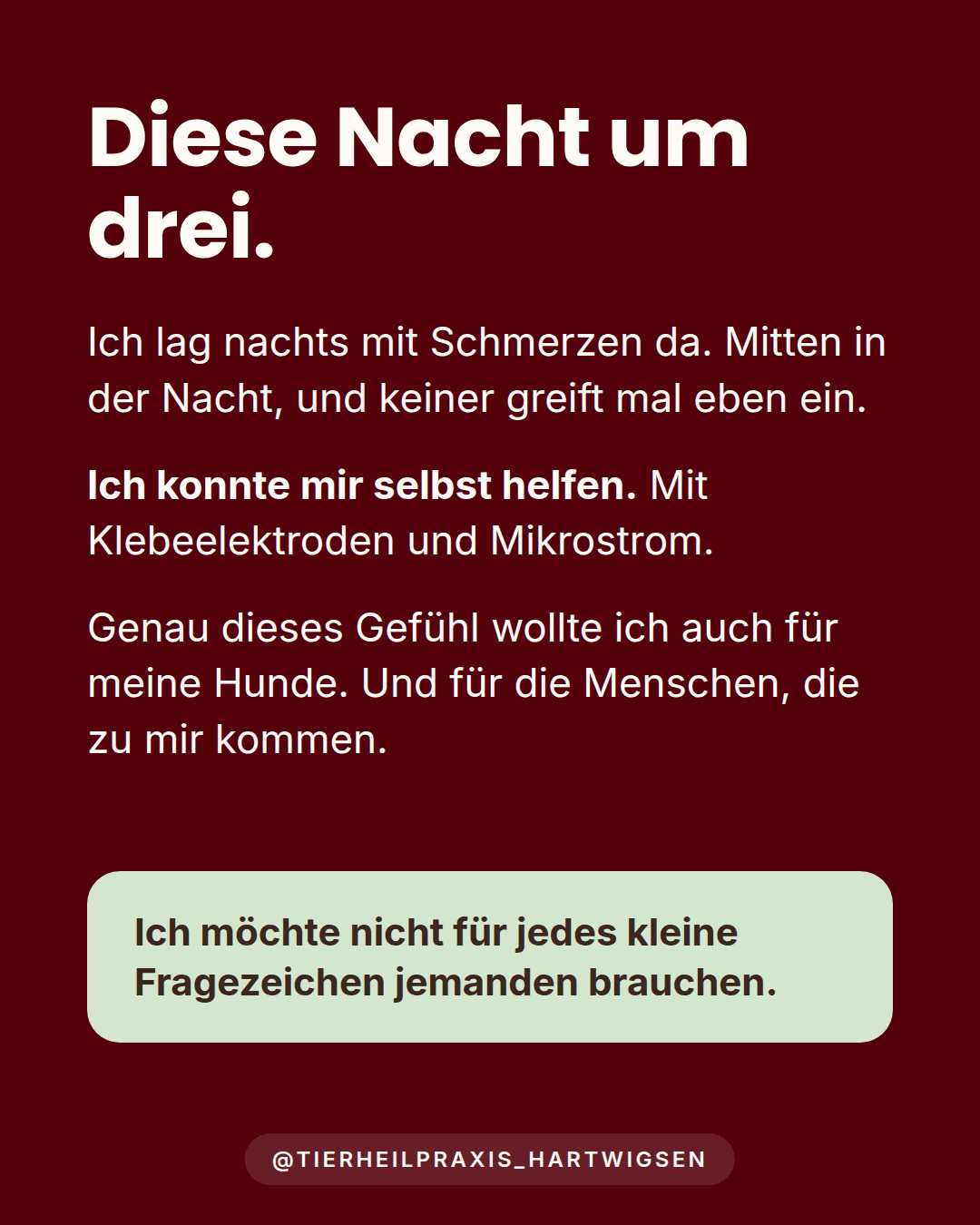 Nachts um drei