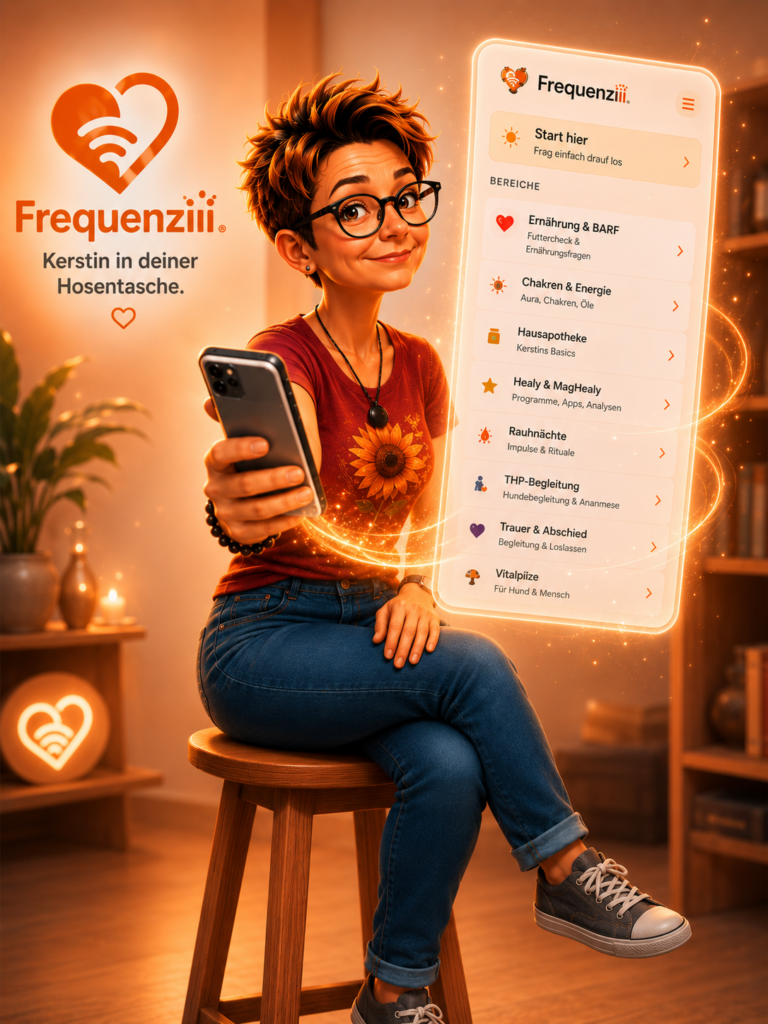 Frequenzii — Kerstin in deiner Hosentasche: Dein KI-Assistent für Hund & Mensch